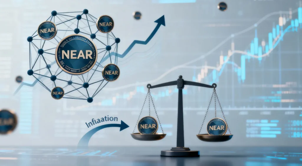 Токеномика NEAR: как сеть управляет ростом и инфляцией Токеномика NEAR: как сеть управляет ростом и инфляцией
